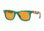 Ray-Ban Original Wayfarer Prescription Sunglasses, 50mm, Green, RB2140-1240N9-50-SV