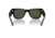 Ray-Ban RB0840S Mega Wayfarer Sunglasses, Black Frame, Green Lens, 51, RB0840S-901-31-51