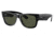 Ray-Ban RB0840S Mega Wayfarer Sunglasses, Black Frame, Green Lens, 51, RB0840S-901-31-51