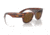 Ray-Ban RB0840S Mega Wayfarer Sunglasses, Striped Havana Frame, Brown Polarized Lens, 51, RB0840S-954-57-51