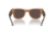 Ray-Ban RB0840S Mega Wayfarer Sunglasses, Transparent Brown Frame, Light Brown Mirror Gold Lens, 51, RB0840S-663693-51