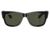 Ray-Ban RB0840SF Mega Wayfarer Sunglasses, Black Frame, Green Lens, Asian Fit, 52, RB0840SF-901-31-52