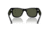 Ray-Ban RB0840SF Mega Wayfarer Sunglasses, Black Frame, Green Lens, Asian Fit, 52, RB0840SF-901-31-52