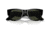 Ray-Ban RB0840SF Mega Wayfarer Sunglasses, Black Frame, Green Lens, Asian Fit, 52, RB0840SF-901-31-52
