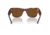 Ray-Ban RB0840SF Mega Wayfarer Sunglasses, Striped Havana Frame, Brown Polarized Lens, Asian Fit, 52, RB0840SF-954-57-52