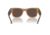 Ray-Ban RB0840SF Mega Wayfarer Sunglasses, Transparent Brown Frame, Light Brown Mirror Gold Lens, Asian Fit, 52, RB0840SF-663693-52