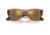 Ray-Ban RB0840SF Mega Wayfarer Sunglasses, Transparent Brown Frame, Light Brown Mirror Gold Lens, Asian Fit, 52, RB0840SF-663693-52