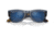 Ray-Ban RB0840SF Mega Wayfarer Sunglasses, Transparent Dark Blue Frame, Grey Mirror Blue Lens, Asian Fit, 52, RB0840SF-6638O4-52