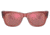 Ray-Ban RB0840SF Mega Wayfarer Sunglasses, Transparent Pink Frame, Brown Mirror Dark Red Lens, Asian Fit, 52, RB0840SF-66372K-52
