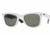 Ray-Ban RB2140 SV Prescription Sunglasses - Top White On Black Crystal Green Frame / 54 mm Prescription Lenses, 956-5418