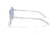 Ray-Ban RB3681 Sunglasses, Blue Lenses, Silver, 50, RB3681-003-80-50