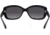 Ray-Ban RB4101 Jackie Ohh Sunglasses - Women's, Shiny Black Frame, Grey Gradient Dark Grey Polar Lenses, 601/T3-58