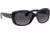 Ray-Ban RB4101 Jackie Ohh Sunglasses - Women's, Shiny Black Frame, Grey Gradient Dark Grey Polar Lenses, 601/T3-58