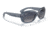 Ray-Ban RB4101 Jackie Ohh Sunglasses - Womens, Transparent Dark Brown Frame, Blue Gradient Lens, Polarized, 58, RB4101-659278-58