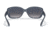 Ray-Ban RB4101 Jackie Ohh Sunglasses - Womens, Transparent Dark Brown Frame, Blue Gradient Lens, Polarized, 58, RB4101-659278-58