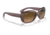 Ray-Ban RB4101 Jackie Ohh Sunglasses - Womens, Transparent Dark Brown Frame, Brown Gradient Lens, Polarized, 58, RB4101-6593M2-58