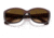 Ray-Ban RB4101 Jackie Ohh Sunglasses - Womens, Transparent Dark Brown Frame, Brown Gradient Lens, Polarized, 58, RB4101-6593M2-58