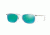 Ray-Ban RB4225 Sunglasses 646/3R-52 - Matte Trasparent Frame, Green Mirror Green Lenses