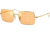 Ray-Ban Rectangle RB1969 Sunglasses, Arista, Photo Orange Mirror Gold, 54, RB1969-001-B4-54