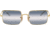 Ray-Ban Rectangle 1969 Sunglasses 001/GA-54 - , Clear Gradient Blue Lenses