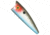 Rebel Lures Rebel Pop-R Plus Topwater Bait, 2 1/2in, 1/4 oz, Floating, Silver Shad, P61G256