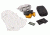 Revision Snowhawk Deluxe Goggle System w/ Clear, Solar, Vermillion High-Contrast Lenses, White Frame, 4-0100-0003