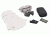 Revision Snowhawk U.S. Military Goggle System w/ Clear and Smoke Lenses, White Frame, 4-0100-0001