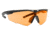 Revision Stingerhawk Eyewear Deluxe Shooters Kit, Clear/Solar/Vermillion Lens, Black Frame, Regular, 4-0152-0006