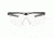 Revision Stingerhawk Eyewear System US Military Kit,Black Frame,Clear and Smoke Lens,Head Strap,Microfiber Pouch and Case 4-0152-0001