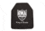 RMA Armament Level III Hard 1.3in Armor Plate, Single-Curve, NIJ .06 Certified, Model 1078 1078