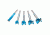 Roman Carbide 5 pc. Carbide Forstner Bit Set, 1/2in 1-3/8in DC1918