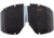 Rothco ANSI Ballistic OTG Goggle System, Interchangeable Smoke/Clear/Yellow Lenses, Black Frame, 1723-Black