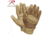 Rothco Hard Knuckle Cut and Fire Resistant Gloves, Coyote Brown, L, 2807-CoyoteBrown-L