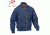 Rothco Lightweight MA-1 Flight Jacket, Navy Blue, XL, 6330-NavyBlue-XL