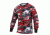 Rothco Long Sleeve Colored Camo T-Shirt, Red Camo, M, 3173-RedCamo-M