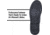 Rothco Uniform Oxford Work Sole, 9.5, Regular, 5250-9.5