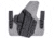 Rounded Tuckable IWB KYDEX/Padded Wide Hybrid Holster, Canik TP9SF / TP9SF Elite / TP9SA, Left Hand, Black, CNK-TP9SA-BK-LH-WDFOAM