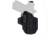 Rounded Tuckable KYDEX Armaloy Hybrid Holster for Glock 42, Left Hand, Black, GLK-G42-BK-LH-STPOLY