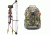 SA Sports Outdoor Gear Moose Youth Bow Pkg., Camouflage 20 in. 35 lbs. RH, 567 W/ Vanguard Xl Hunting Backpack-Realtree Camo, 64794-KIT1