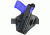 Safariland 328 Belt Holster, Pancake Style - Plain Black, Left Hand 328-297-62