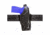 Safariland 6287 SLS Belt Slide Holster, Taser, Plain Black, Left Hand, 2.25in. Belt Loop, 6287-63-412-225