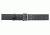 Safariland 875 Stitched Edge Belt, 2.25in Wide, Hi-Gloss Black, Chrome Buckle, Waist 48 in