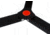 SAMURAI Broadcast Pro Plus Professional 3-Section w/Fluid Head Video Tripod, Black, BROADCASTPlus