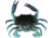 Savage Gear 3D TPE Crab Soft Bait, Pack of 1, 3in, Blue Crab, 1587135