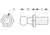Sea-Dog Sea Dog Stainless Steel Gas Lift Ball Stud 10mm, 321586-1