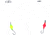 Sea Striker Spot/Kingfish/Pompano Rig, #2 Lazer Sharp Circle Hooks, Red &amp; Yellow Floats, SKP2