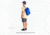 Sea to Summit Lightweight Dry Bag, 20 Liters, Surf Blue, XL, A4006-36