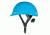 Shred Ready Super Scrappy Helmet, Colorado Blue, OS SSCBLU