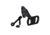 Skull Hooker Bone Bracket Skull Plate Adapter, Black, SKH-BB-ADPT-BLK