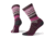 Smartwool Hike Medium Striped Crew Socks - Womens, Bordeaux, Large, SW001018590-L